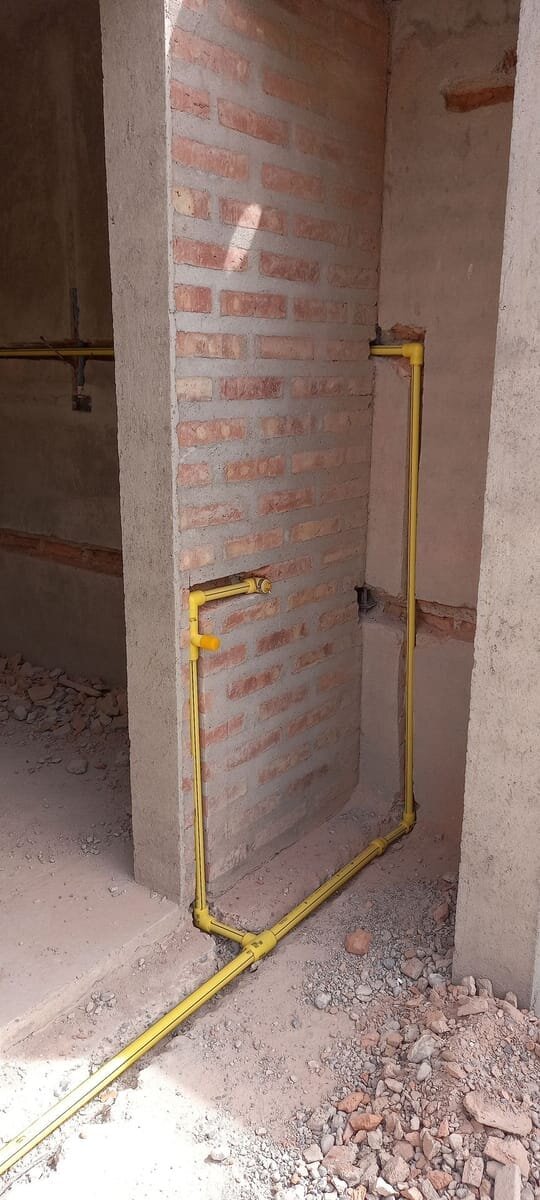 Instalación residencial de gas - Cañerías internas