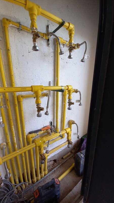 Distribución interna de gas - Red en vivienda