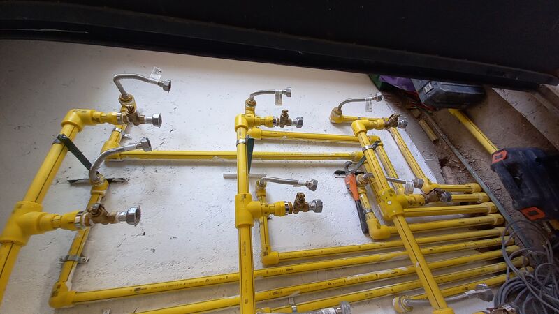 Distribución interna de gas - Red en vivienda